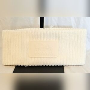 *NWT* Coach Ivory Knit Headband